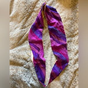 Purple and Pink Striped Scarf or belt